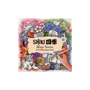 Livre Coloriage Japon Shiki par Akage Sensei éditions Lézard des Mots Lancolibre