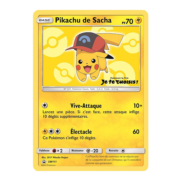 Pikachu de Sacha [SM111] Promo film Je Te Choisis (FR)